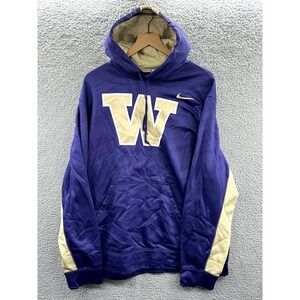 University of Washington Huskies Nike Sweatshirt Men's Extra Large Hoodie Purple